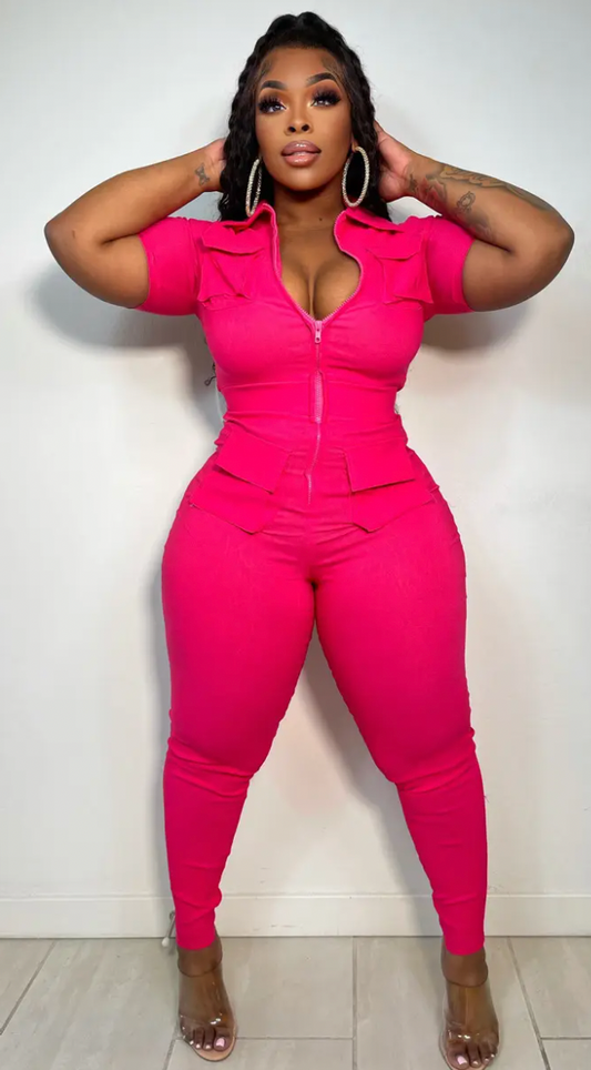 1 Piece Jumpsuit with Pockets