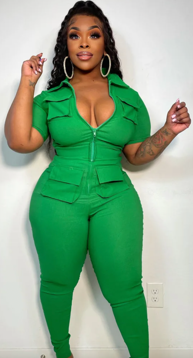 1 Piece Jumpsuit with Pockets