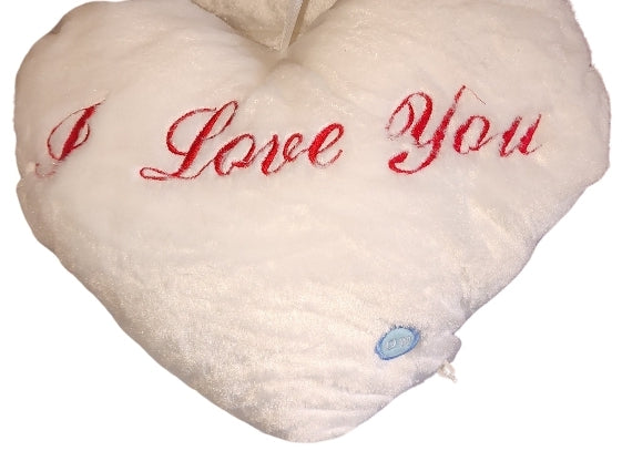 Plush I Love You Heart Pillows