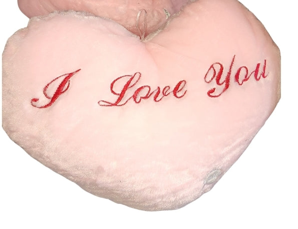 Plush I Love You Heart Pillows