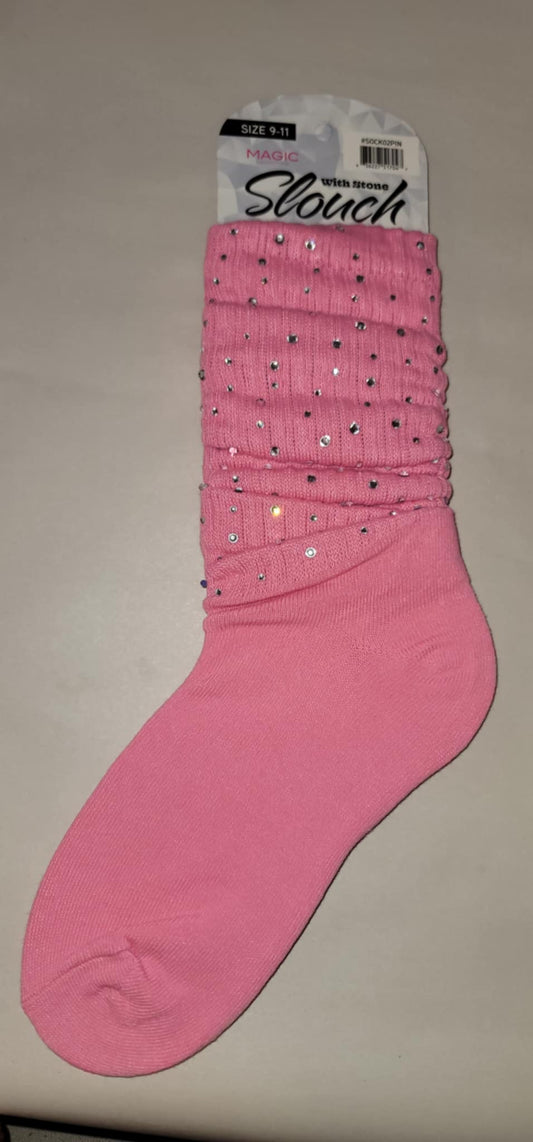 BLING Slouch Socks