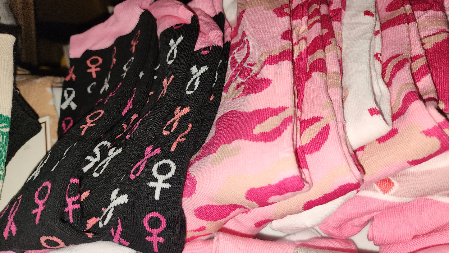 Cancer Awareness Socks