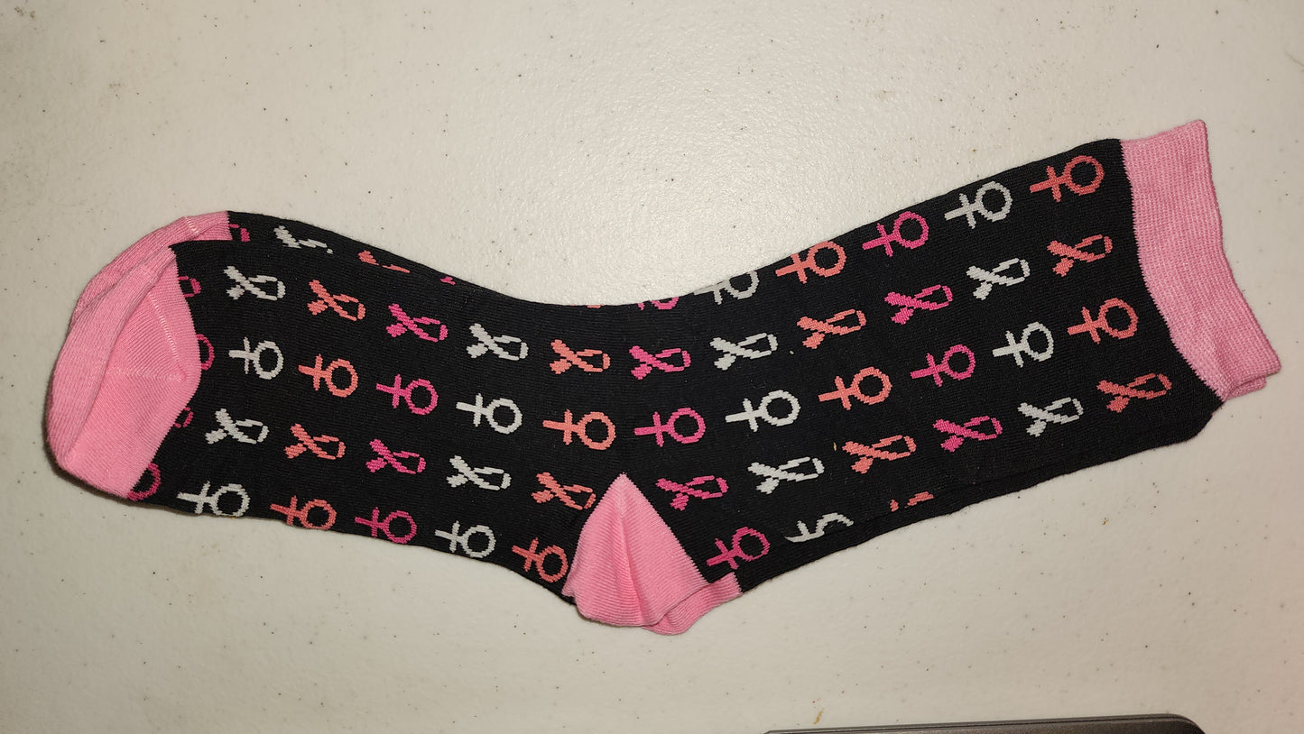 Cancer Awareness Socks