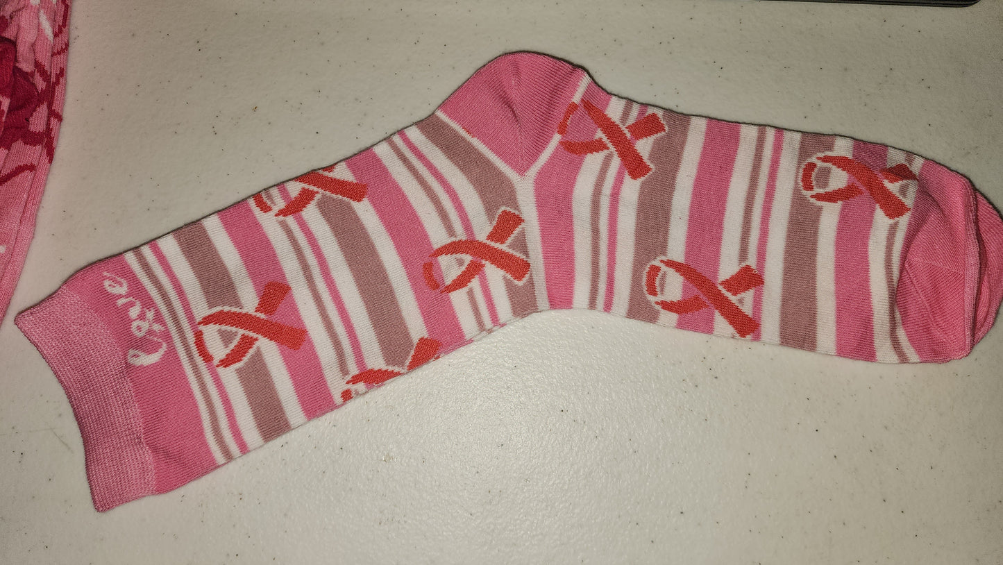 Cancer Awareness Socks