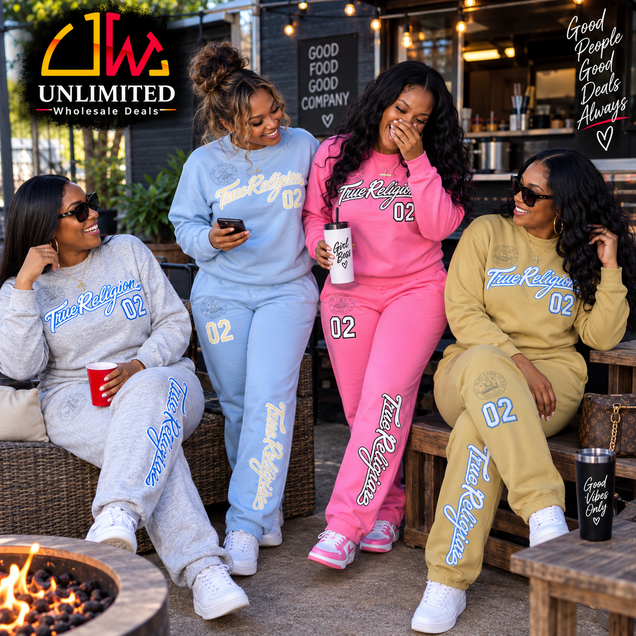 WOMENS TRU SWEATSUITS