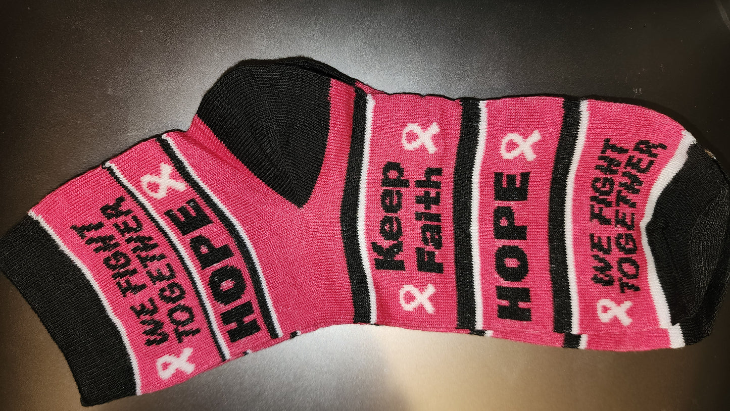 Cancer Awareness Socks