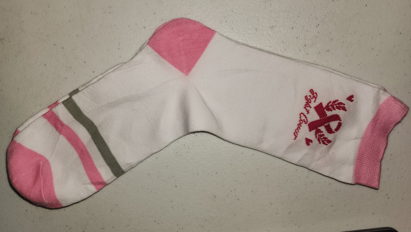 Cancer Awareness Socks