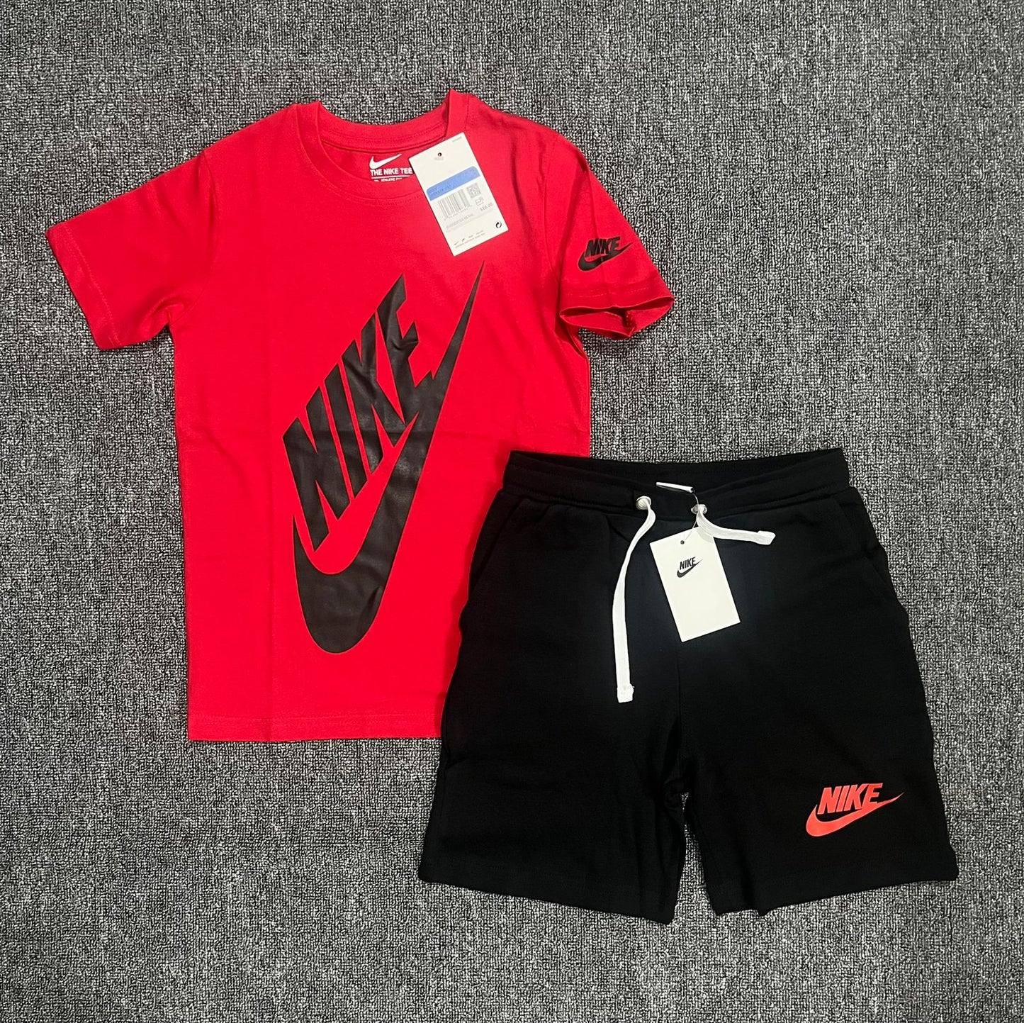 KIDS LARGE LOGO SHORT SETS